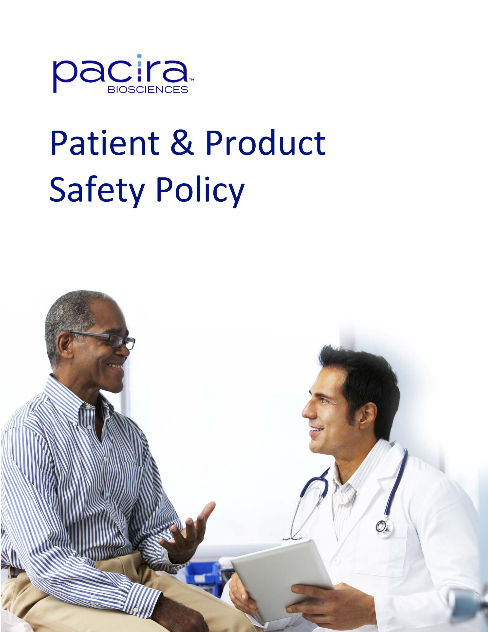 Patient and Product Safety Policy